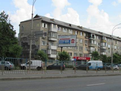 Billboard B in Lviv, 3м x 6м  Voskresens'kij (Perova b-r) prospekt, 30 scheme