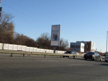 Backlight B in Lviv, 8м х 4м  Stolicne sose  (zavod Radar), pisla 500 metriv ruhu vid prospektu Nauki, livoruc (ruh iz Kieva) scheme