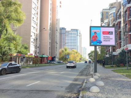 Video Billboard A in Kyiv, 3.14x2.32  Malevica Kazimira (Bozenka), 48 / Laboratorna - 390981 scheme