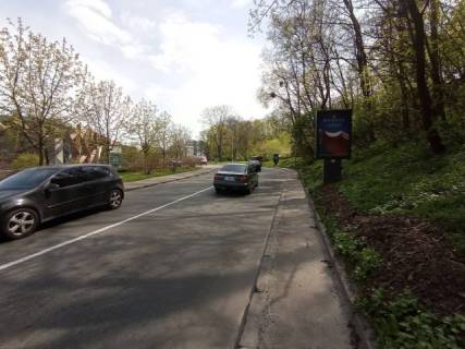 Citylight A in Kyiv, 1.2x1.8  Parkova doroga,  KVC "Parkovij" (ruh iz centru) scheme