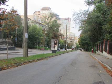 Citylight A in Kyiv, 1.2x1.8  Get'mana Pavla Skoropads'kogo (L'va Tolstogo), 25/18 (na rozpodiluvaci) scheme