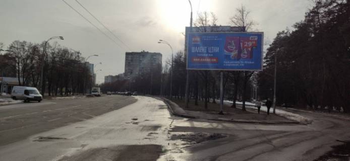 Prismatron, Prism A in Kyiv, 6x3  Georgia Gongadze (Radans'koi Ukraini) prospekt, 22 (navproti) - 27258 scheme