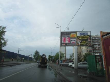 Billboard A in Kyiv, 6x3  Zakrevs'kogo Mikoli, 61 / Volodimira Visoc'kogo bul'var (supermarket "Sil'po") scheme