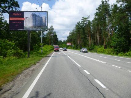 Billboard B in Lviv, 3м x 6м  Stolicne sose, (ruh do Kieva) za 2.7km. do st. Generala Matikina (Konca-Zaspa) scheme