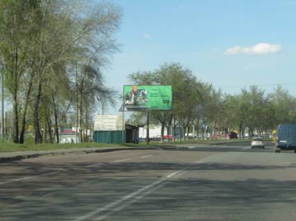 Billboard B in Lviv, 3м x 6м  Onore de Bal'zaka, navproti bud. 8, ruh vid prospektu Generala Vatutina, livoruc scheme