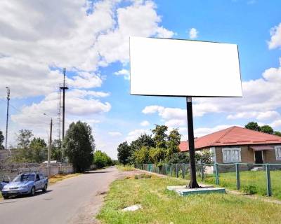 Billboard A in Pokrovsk, 3х6  st. Zelena,  v rajoni magazinu Photo 1
