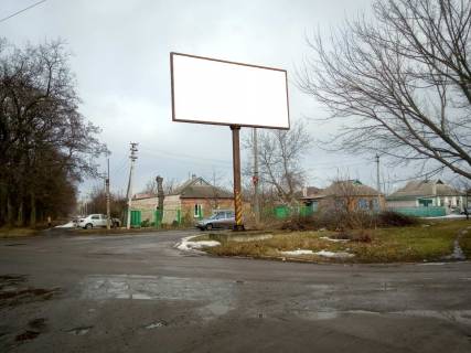 Billboard A in Zhovti Vodi, 3х6  perehresta st.Avangardna-st. Pokrovs'ka (kolisna st. Maakovs'kogo - Nemirovica - Dancenka Photo 1