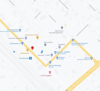 Billboard A in Kostyantynivka, 3х6  st.Oleksi Tihogo - rajon zaliznicnogo vokzalu scheme