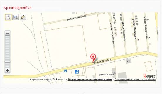 Billboard A in Pokrovsk, 3х6  st.Smidta, v rajoni naftobazi scheme