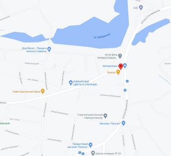 Billboard B in Slovyansk, 3х6  st. Bankivs'ka ta st. Kolontaivs'ka scheme