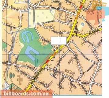 Billboard B in Boryspil Trasa E40, st. Kiivs'kij Slah, 138  pered rozvilkou scheme
