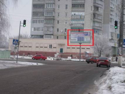 Billboard A in Boryspil, 3х6  st.  Golovatogo, 15 porad m-n "Fora", licej, dit.sadok Photo 1