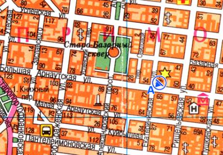 Scrolller, Scroll A in Odessa Ekaterininskaa st., 77 - B. Arnautskaa st.  - 237252 scheme