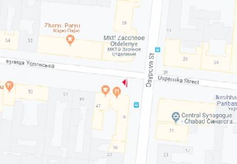 Citylight A in Odessa Uspenskaa st., 47 - Osipova st.  scheme