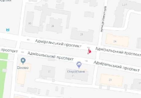 Citylight  in Odessa Admiral'skij av., 26 (shemaNo17) scheme