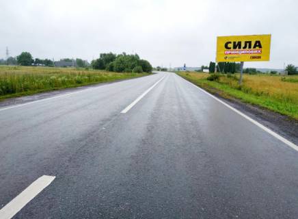 Billboard A in Veliki Mosti, 6x3м.  m. Veliki Mosti, vizd v Veliki Mosti z napramku m. Cervonograd, trasa Kovel' - Zovkva (R-15) na m. L'viv, porad AZK OKKO, na kordon m.Rava - Rus'ka Photo 1