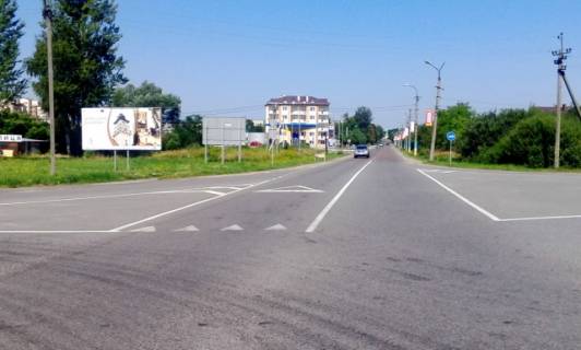 Billboard B in Zhovkva, 6x3м.  m. Zovkva, st. L'vivs'ka, vizd u m.Zovkva z m.L'viv Photo 1