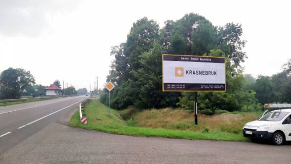 Billboard A in Zapitiv, 6x3м.  s. Zapitiv, na m.L'viv, na obizdnu m. L'vova, na m. Kamanka - Buz'ka/ m. Luc'k + AZK WOG + z/d pereizd, trasa E-40 Photo 1