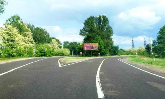 Billboard B in Yavoriv, 6x3м.  м. Яворів, на м. Новояворіськ, м. Львів, кордон Краківець - Корчова, обмеження швидкості, висока конструкція, на АЗК Львів Петроль, АЗК Барс, траса Львів - Краковець (М-10) Photo 1
