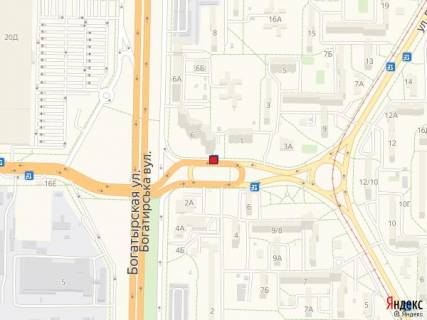 Non-Standard  in Kyiv st. Geroiv Dnipra, 1/6 scheme