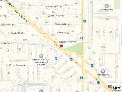 Non-Standard A in Kyiv Vst. Stecenka, 12 scheme