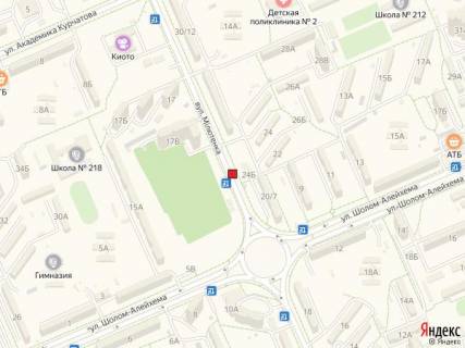 Non-Standard  in Kyiv Vst. Milutenka, 22 scheme