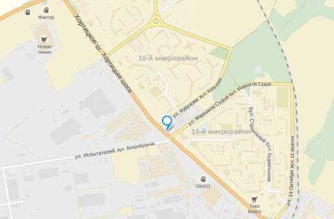 Billboard A in Zaporizhzhya, Щит 2.86х5.86  068_Zaporizza_bst. Budivel'nikiv/Hortic'ke sose scheme