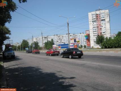 Billboard A in Zaporizhzhya, Щит 2.86х5.86  068_Zaporizza_bst. Budivel'nikiv/Hortic'ke sose Photo 1