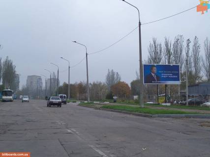 Billboard A in Zaporizhzhya, 3x6  036_st. Zaporiz'kogo Kozactva/st. Entuziastiv Photo 1