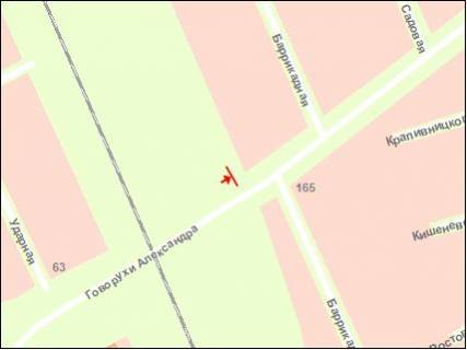 Billboard A in Zaporizhzhya, 3x6  167_Zaporoz'e_ul Sovhoznaa St.Avtozavodskaa scheme