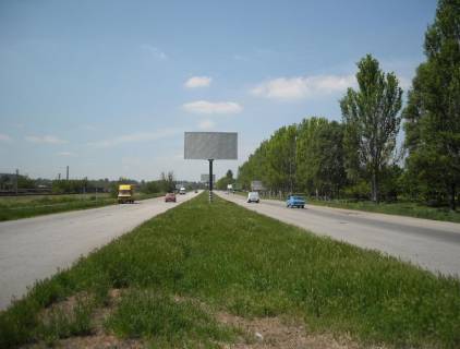Billboard + in Zaporizhzhya, 3x6  144_Zaporoz'e_st.Tiraznaa 80ot vyezda iz NII "Maslenicnyh kul'tur"-vyezd iz goroda Photo 1