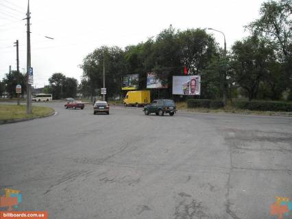 Billboard A in Zaporizhzhya, Щит 3х5.95  016_Zaporizza_Kil'ceva transp. rozv'azka Pivdenne sose /st.Diagonal'na, pravij Photo 1