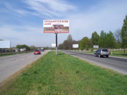 Billboard + in Zaporizhzhya, 3x6  140_Zaporoz'e_st.Tiraznaa 70m ot vyezda iz p.Solnecnogo v storonu g.Zaporoz'a v"ezda v p.Solnecnyj-vyezd iz goroda Photo 1