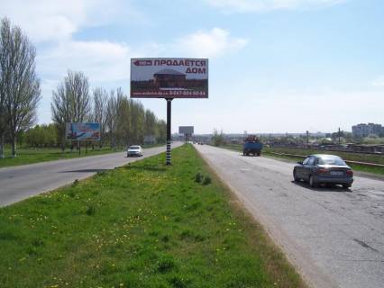 Billboard + in Zaporizhzhya, 3x6  139_Zaporoz'e_st.Tiraznaa 70m ot vyezda iz p.Solnecnogo v storonu g.Zaporoz'a v"ezda v p.Solnecnyj-v"ezd v gorod Photo 1