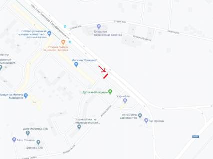 Billboard A in Zaporizhzhya, 3x6  176_av. Inzenera Preobrazenskogo d.1 scheme