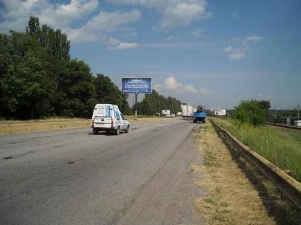 Billboard + in Zaporizhzhya, 3x6  137_Zaporoz'e_st.Tiraznaa 60m ot vyezda v p.Solnecnyj-v"ezd v gorod Photo 1