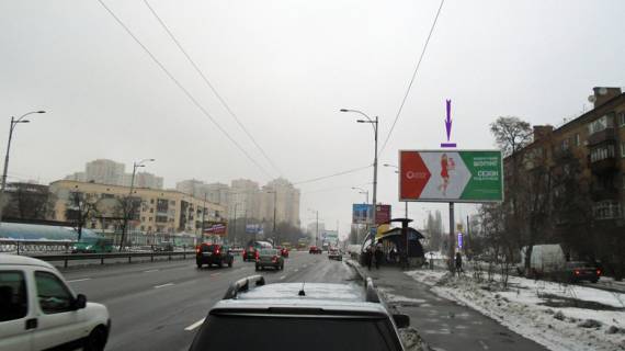 Prismatron, Prism A in Kyiv, 6 X 3 м  st. Leonida Kadenuka,20 (u.gagarina) - 270715 Photo 1