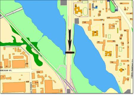 Prismatron, Prism A in Kyiv, 6 X 3 м  av. Obolons'kij,1 A - 270747 scheme