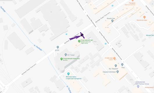 Citylight A in Kyiv, 1,2 X 1,8 м  st.Get'mana Pavla Skoropads'kogo(st.l.tolstogo),55 scheme