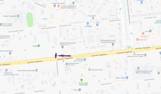 Prismatron, Prism A in Kyiv, 6 X 3 м  av. Berestejs'kij (av.peremogi), 130/1, avtosalon "Infiniti" - 270892 scheme
