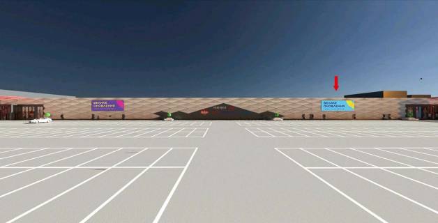 Video Billboard A in Kharkiv, 12,48х4,8  Geroev Truda st., 7, TRC "Karavan", na fasade TRC, parkovka, pravaa vhodnaa gruppa - 381813 Photo 1