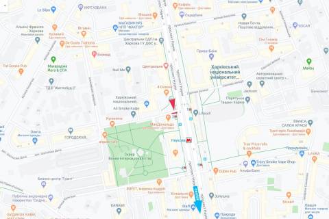 Video Billboard A in Kharkiv, 6x3  Nauki pr-t, m. Naucnaa (Makdonal'ds, Gipermarket "MEGA Antoska", FC "Metallist", Ekonomiceskij Universitet INZEK, TC "Prizma"), v centr - 295710 scheme