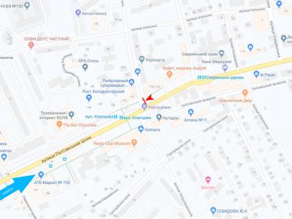 Video Billboard A in Kharkiv, 6x3  Poltavskij slah st., 130/132 - Petra Bolbocana st., iz centra (Supermarkety "ROST", "Klass") - 381839 scheme