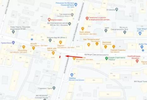 Video Billboard A in Kyiv,  8,64х19,2  Saksagans'kogo st., 53/80 (BC Forum Infiniti) - 381807 scheme