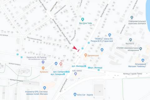 Video Billboard B in Kharkiv, 6x3  Zilardi st. - Kovpaka Sidora st., iz centra (doroga na Saltovku, k TRC "Karavan", TRC "Dafi") - 381823 scheme