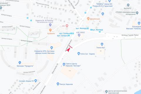 Video Billboard B in Kharkiv, 6x3  Sevcenko st. - Geroev Truda st. iz centra (napravlenie na Saltovku) - 295721 scheme