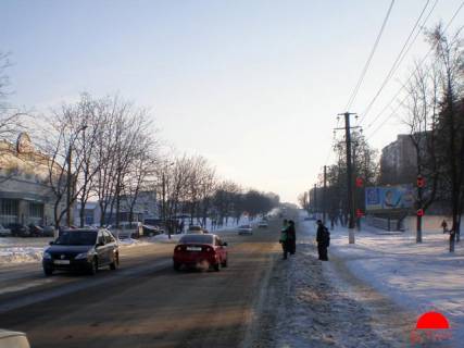 Billboard A in Kam'yanets-Podilsky, 6x3  Niginske sose, supermarket Photo 1