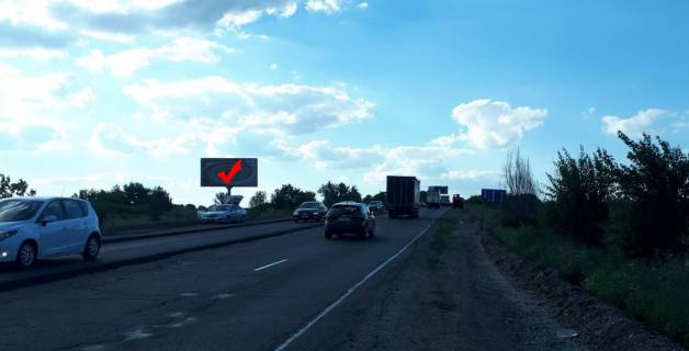 Billboard B in Zaporizhzhya highway, 3x6  Simferopil's'ka trasa, v'izd v m. Zaporizza zi storoni Vasilivki Photo 1