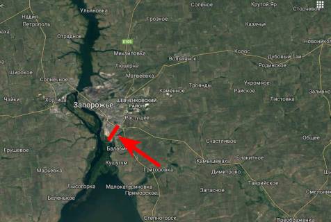 Billboard B in Zaporizhzhya highway, 3x6  trasa Zaporizza - Melitopol' (ruh v storonu m. Dnipro) scheme