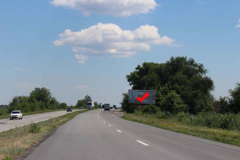 Billboard A in Zaporizhzhya, 3x6  trasa Petrikivka - Lobojkivka, napram do m. Dnipro, pered AZS WOG Photo 1